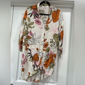 CUPSHE floral tunic